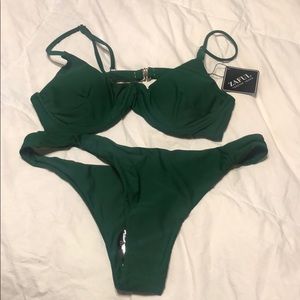 ZAFUL hunter green bikini, BRAND NEW, never worn.
